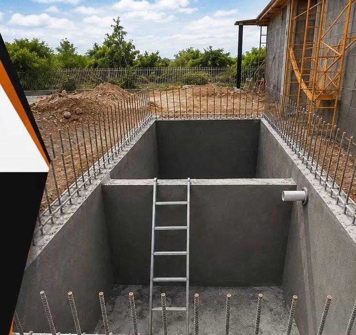 Construcción de cisterna en Los Cabos
